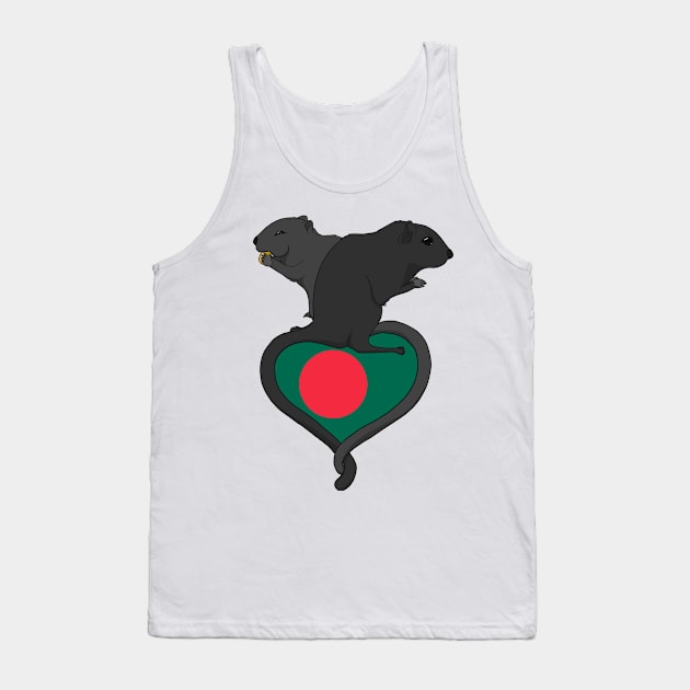 Gerbil Bangladesh (dark) Tank Top by RampArt